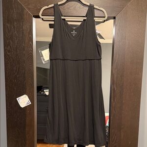 Athleta Black Midi Dress
